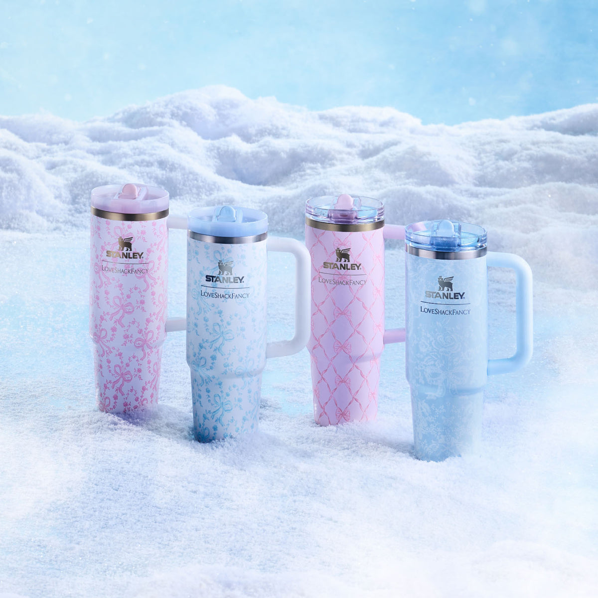 Stanley 1913 Stanley 1913 x LoveShackFancy Holiday The Quencher ProTour Set 4-pack 30 OZ in Multi