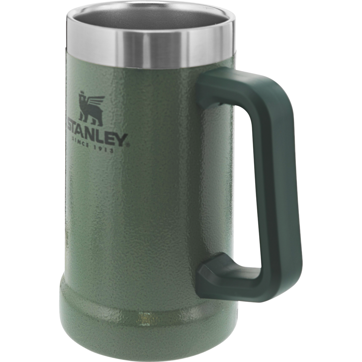 Stanley 1913 Adventure Big Grip Beer Stein 24 OZ in Hammertone Green | View 2