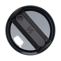 Swatch for Stanley 1913 The Quencher H2.O FlowState™ Tumbler Lid 40 OZ in Black | Lid View