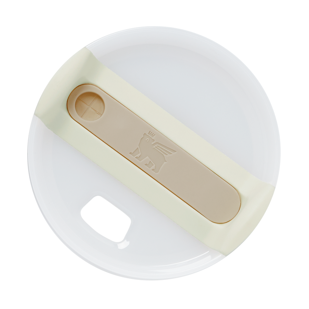 Stanley 1913 The Quencher H2.O FlowState™ Tumbler Lid 20 OZ to 30 OZ in Milky White | Lid View