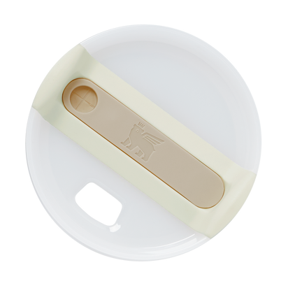 Stanley 1913 The Quencher H2.O FlowState™ Tumbler Lid 40 OZ in Milky White | Lid View