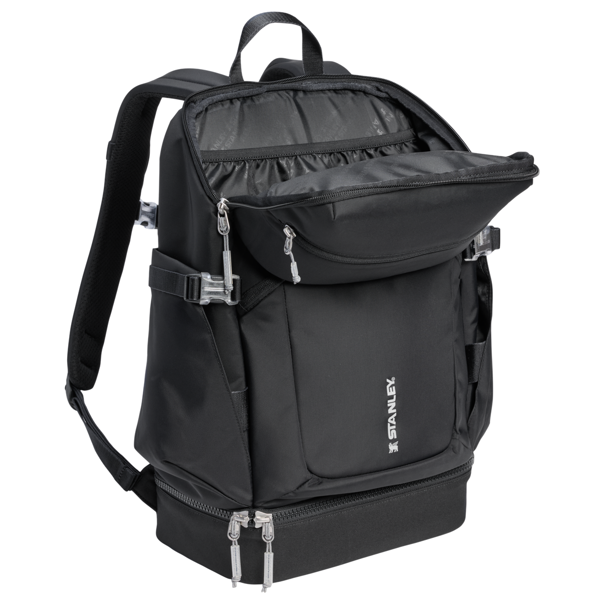 Stanley 1913 The Vitalize™ Backpack 30.9 QT in Black | Open View