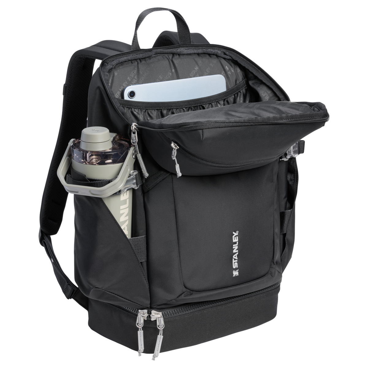 Stanley 1913 The Vitalize™ Backpack 30.9 QT in Black | Open View