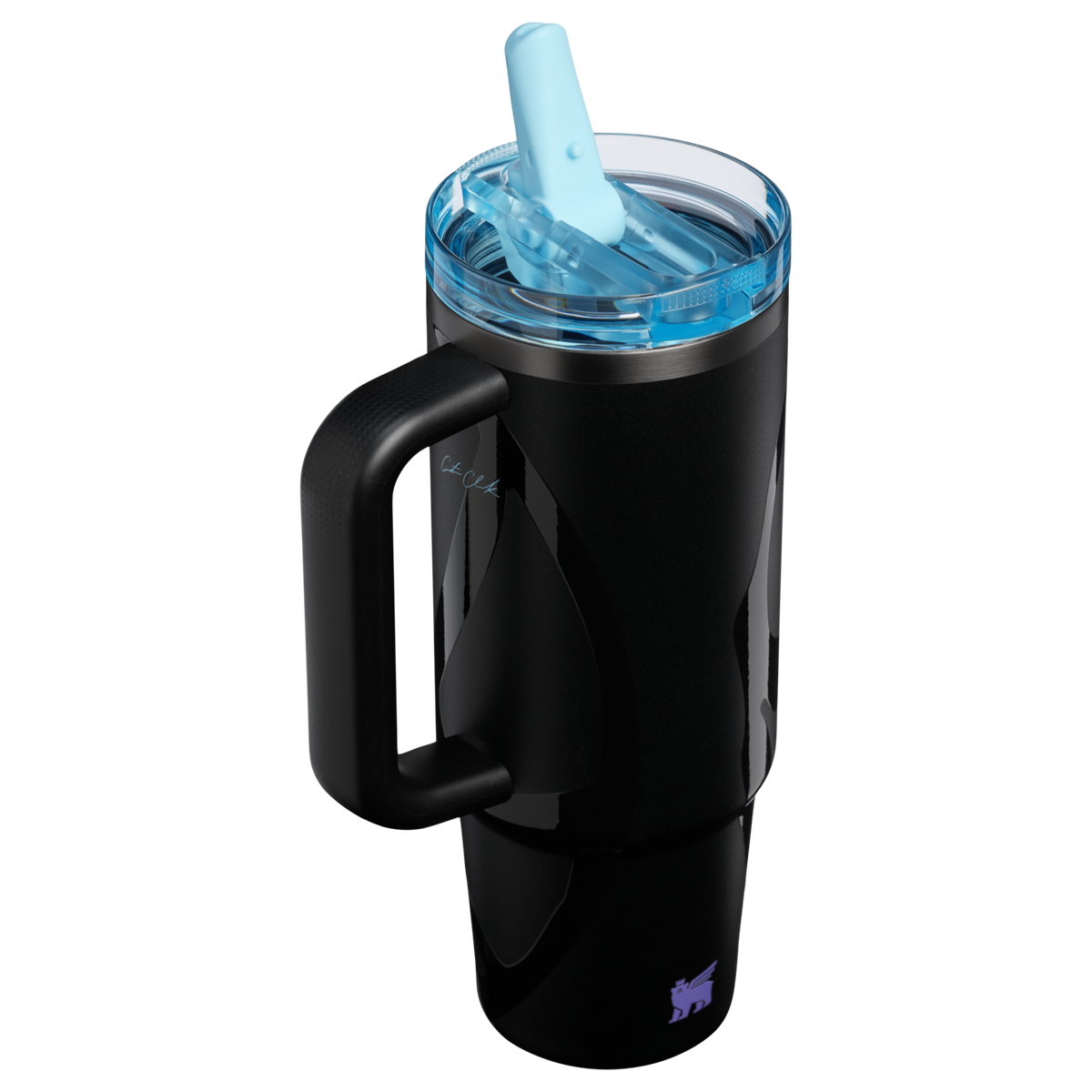 Stanley 1913 Stanley 1913 x Caitlin Clark Quencher® ProTour Flip Straw Tumbler 30 OZ in Caitlin Clark Blacktop | Back View