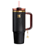 Swatch for Stanley 1913 The Quencher® Luxe H2.0 FlowState™ Tumbler 30 OZ in Black Snakeskin | Front View