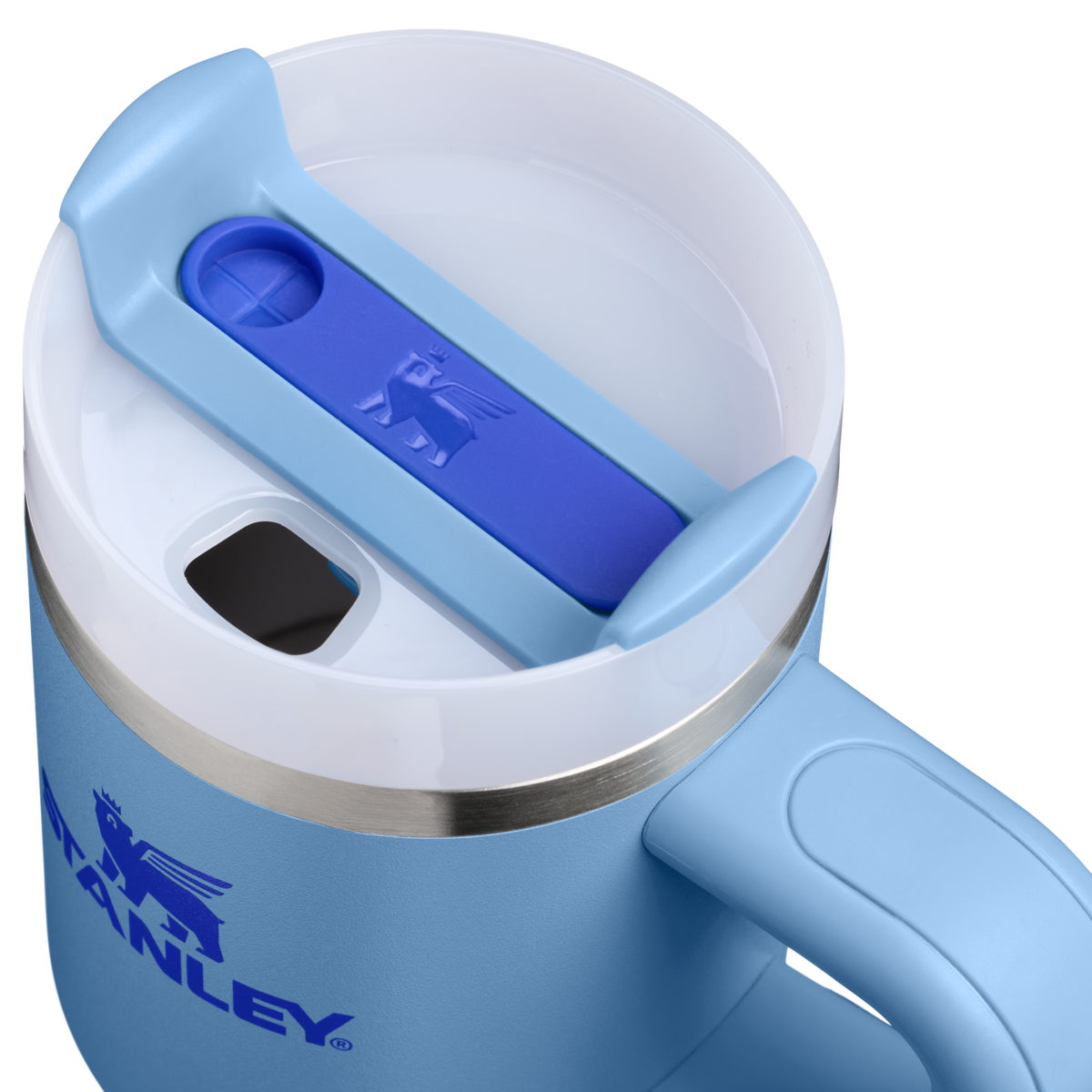 Stanley 1913 The Quencher H2.O FlowState™ Tumbler 14 OZ in Blue Sky | Lid Detailed View