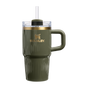 Swatch for Stanley 1913 The Quencher® H2.0 Fluted Tumbler with Handle 20 OZ in Cypress Gloss | Front Lid View