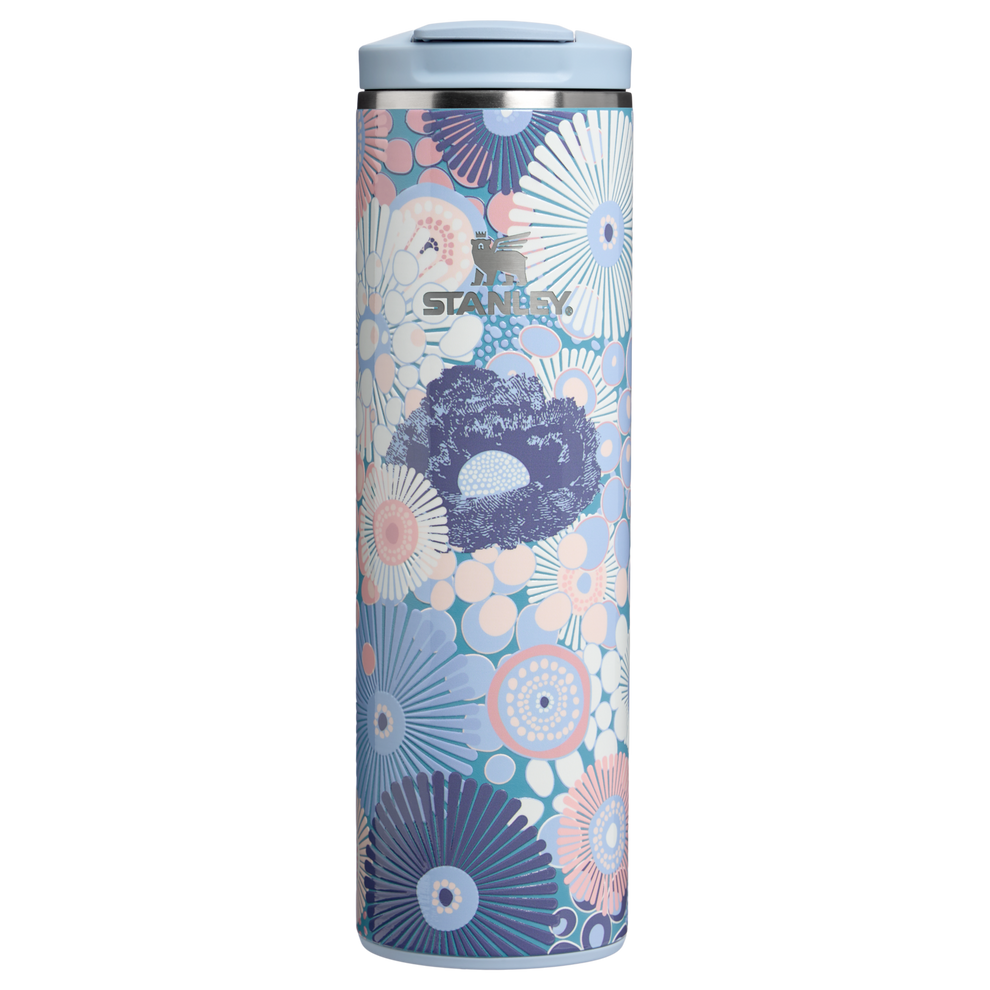 Stanley 1913 The Transit Flip Top Mug 16 OZ in Blue Dream Wildflower | Front View