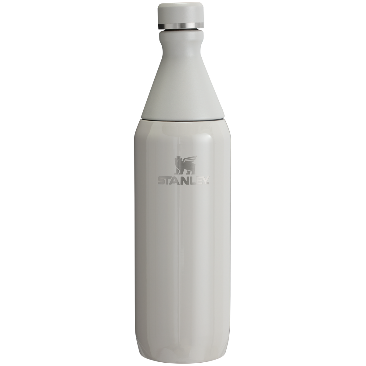 Stanley Leak Proof 20 OZ All Day Slim Bottle  with removable collar in Ash Gloss