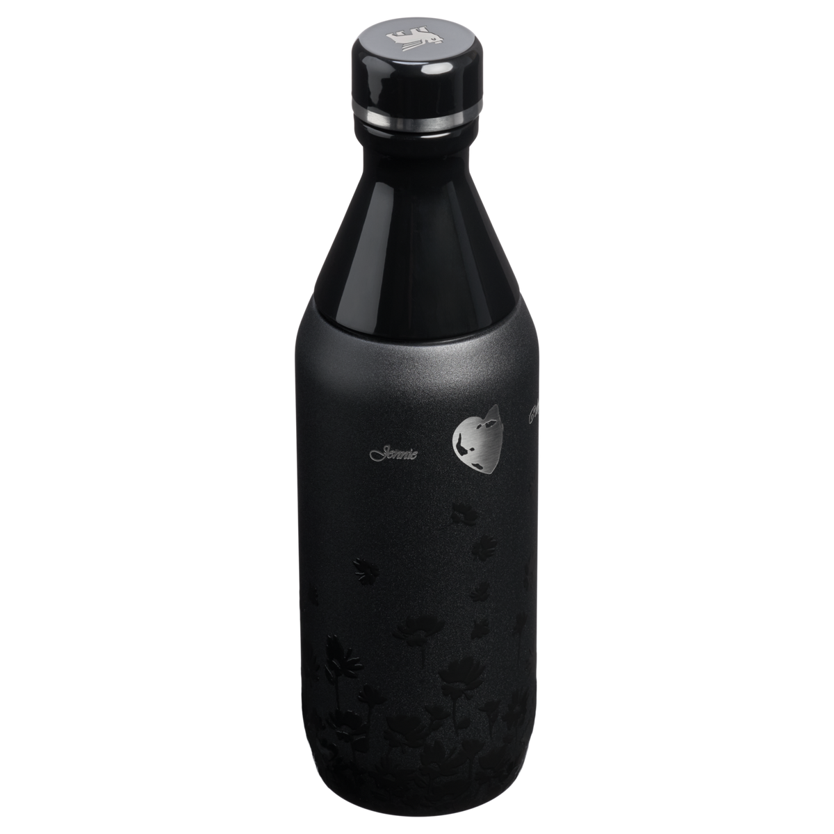 Stanley 1913 The All Day Slim Luxe Bottle 12 OZ in Midnight Ruby | Back View