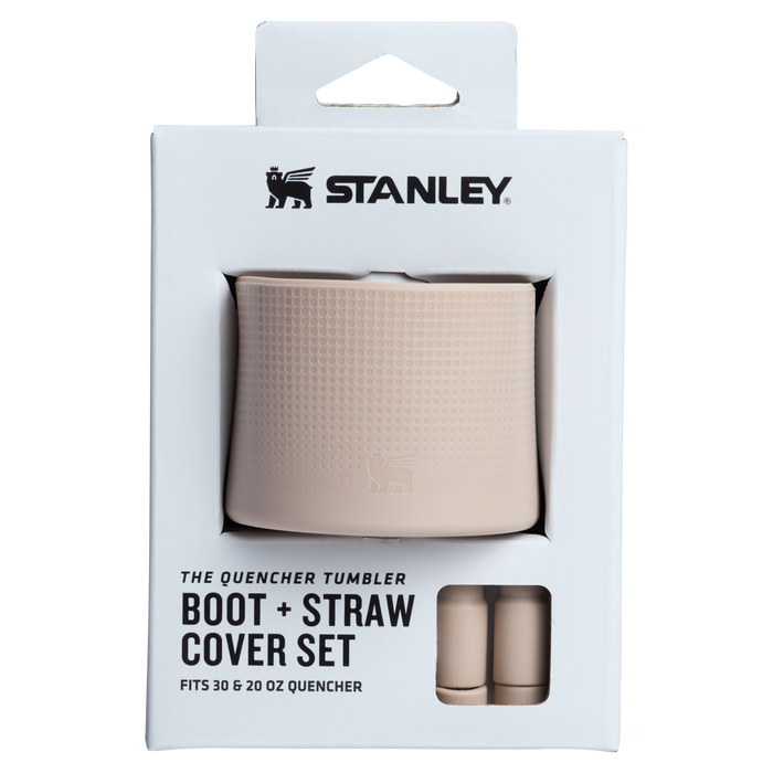 Stanley 1913 Stanley Quencher Boot and Straw Cover Set 30 OZ & 20 OZ in Sand | Front View