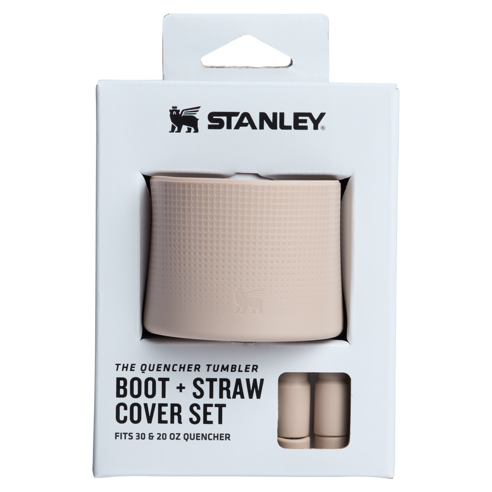 Stanley 1913 Stanley Quencher Boot and Straw Cover Set 30 OZ & 20 OZ in Sand | Front View