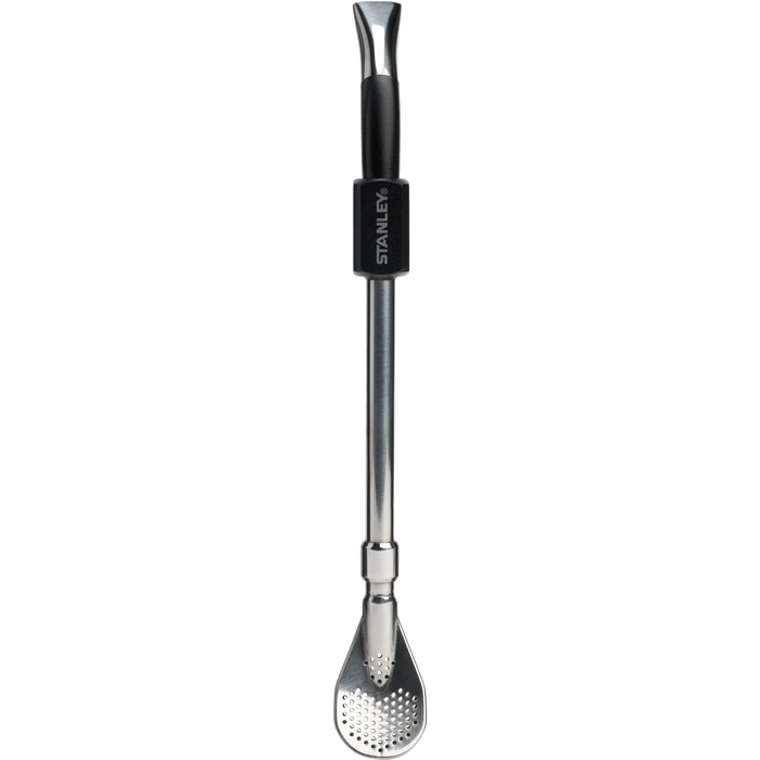 Stanley 1913 The Yerba Mate Bombilla Straw in Matte Black | Front View