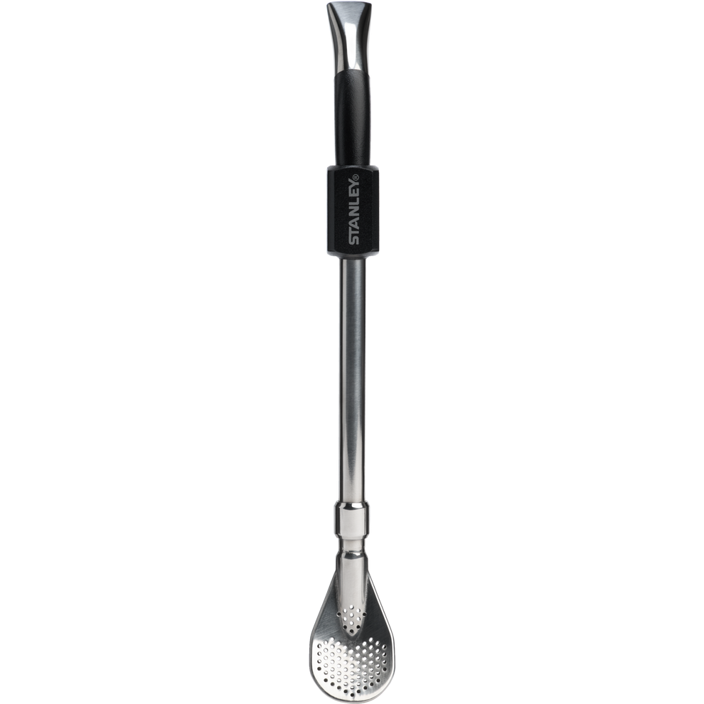 Stanley 1913 The Yerba Mate Bombilla Straw in Matte Black | Front View