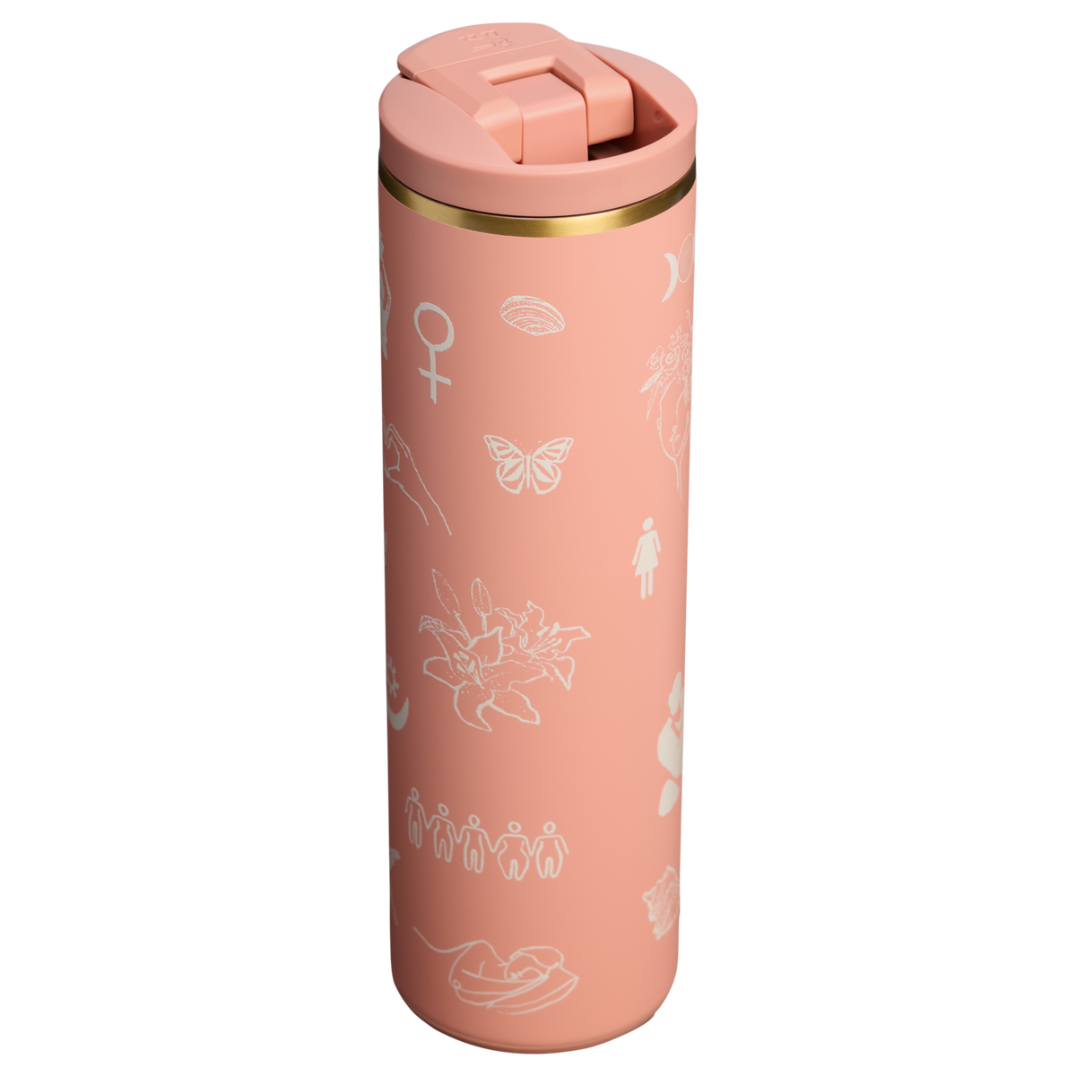Stanley 1913 The Stanley 1913 x Nest AeroLight™ Transit Flip Top Mug 16 OZ in Her Symbols, Her Story | Back View
