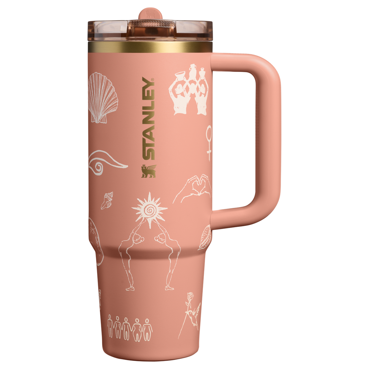 Stanley 1913 The Stanley 1913 x Nest Quencher® ProTour Flip Straw Tumbler 30 OZ in Her Symbols, Her Story | Front View