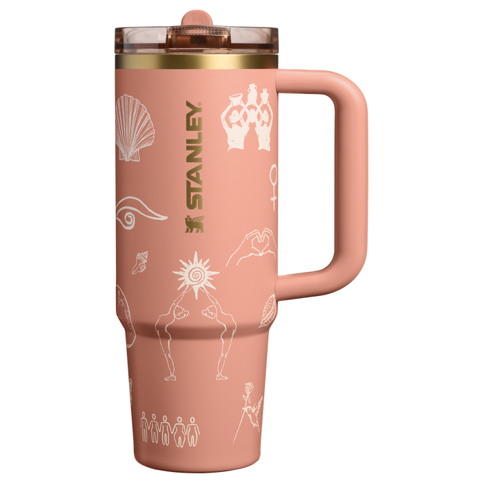 Stanley 1913 The Stanley 1913 x Nest Quencher® ProTour Flip Straw Tumbler 30 OZ in Her Symbols, Her Story | Front View