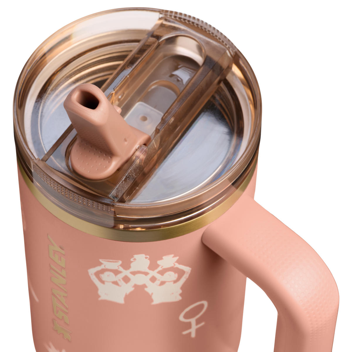 Stanley 1913 The Stanley 1913 x Nest Quencher® ProTour Flip Straw Tumbler 30 OZ in Her Symbols, Her Story | Lid Detailed View