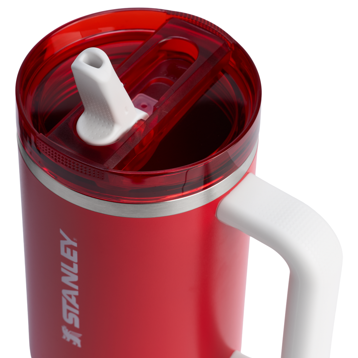 Stanley 1913 Stanley 1913 x Arsenal Quencher® ProTour Flip Straw Tumbler 40 OZ in Arsenal DNA Red | Lid Detailed View
