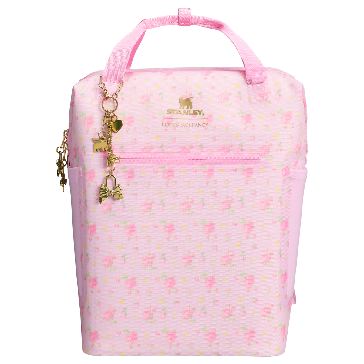 Stanley 1913 Stanley 1913 x LoveShackFancy All Day Madeleine Mini Cooler Backpack 20 Can 14 QT 13.2 L in Ibiza Sunset | Front View