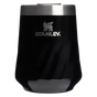 Swatch for Stanley 1913 The Textured Reserve Wine Tumbler 11 OZ in Black Gloss | Front View