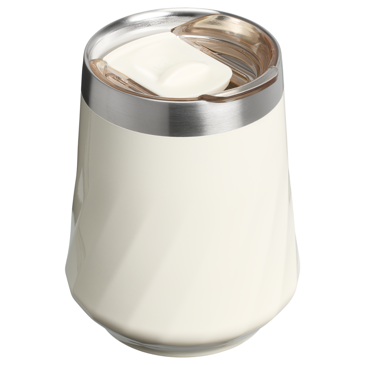 Stanley 1913 The Textured Reserve Wine Tumbler 11 OZ in Cream Gloss | Back View