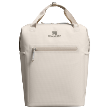Stanley 1913 The All Day Madeleine Mini Cooler Backpack 20 Can 14 QT 13.2 L in Cream | Front View