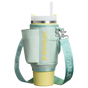 Swatch for Stanley 1913 The All Day 30 OZ Quencher Carry-All in Mist | Front View