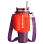 Swatch for Stanley 1913 The All Day 40 OZ Quencher Carry-All in Tigerlily Plum | Front View