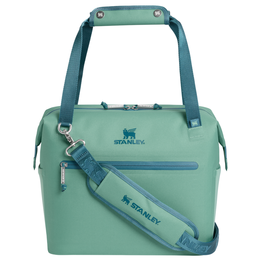 Stanley 1913 The All Day Julienne Midi Cooler 20 Can 12 QT 11.3 L in Spring Green | Front View