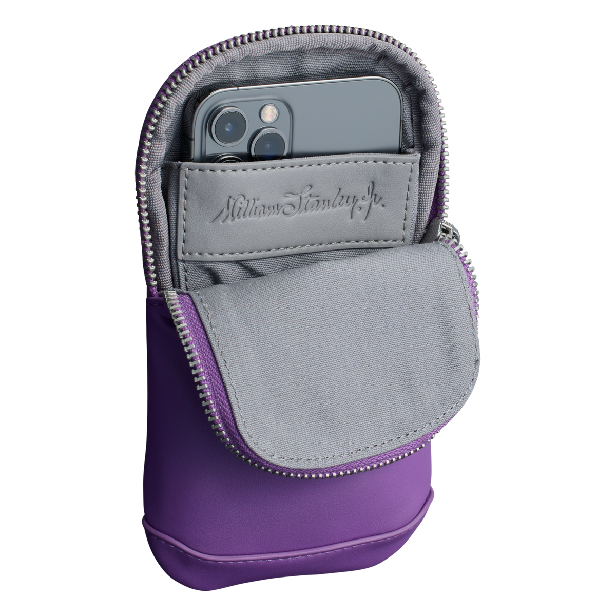 The Stanley Cross Bottle Midi Phone Keys Wallet Case In Lilac Purple