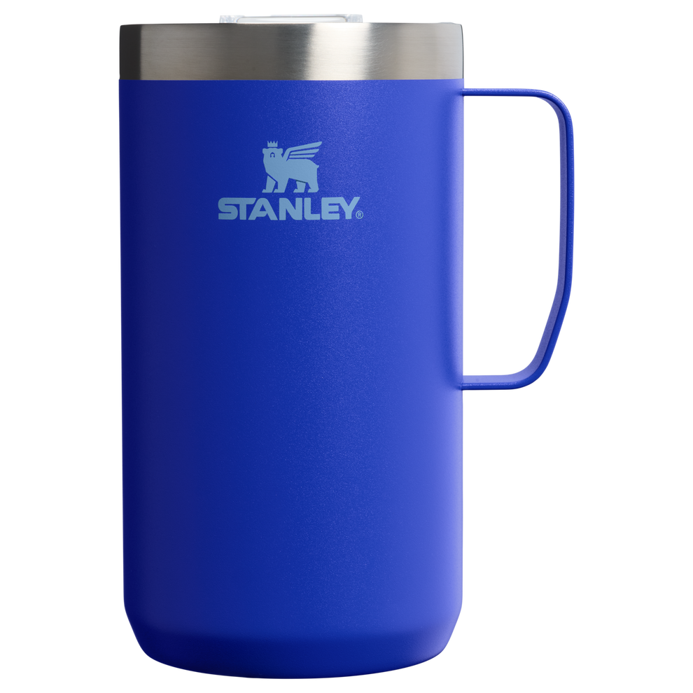 Stanley 1913 The Stay-Hot Camp Mug 24 OZ in Cobalt | Front View