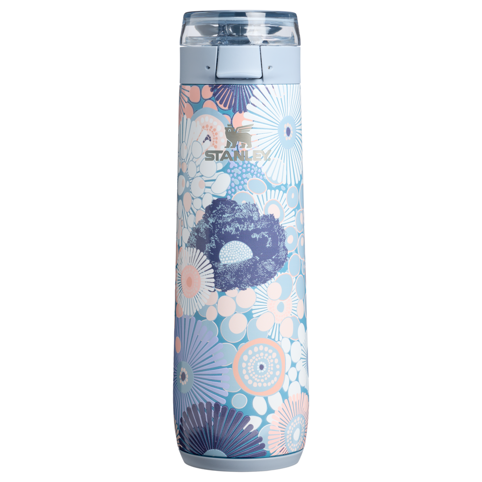 Stanley 1913 The Flowstate™ Spring Bottle 20 OZ in Blue Dream Wildflower | Front View