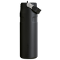 Swatch for Stanley 1913 The IceFlow™ Bottle with Flip Straw Lid 24 OZ in Black 2.0 | Front View
