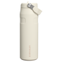 Swatch for Stanley 1913 The IceFlow™ Bottle with Flip Straw Lid 24 OZ in Cream | Front View