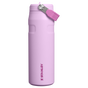 Swatch for Stanley 1913 The IceFlow™ Bottle with Flip Straw Lid 24 OZ in Soft Orchid | Front View