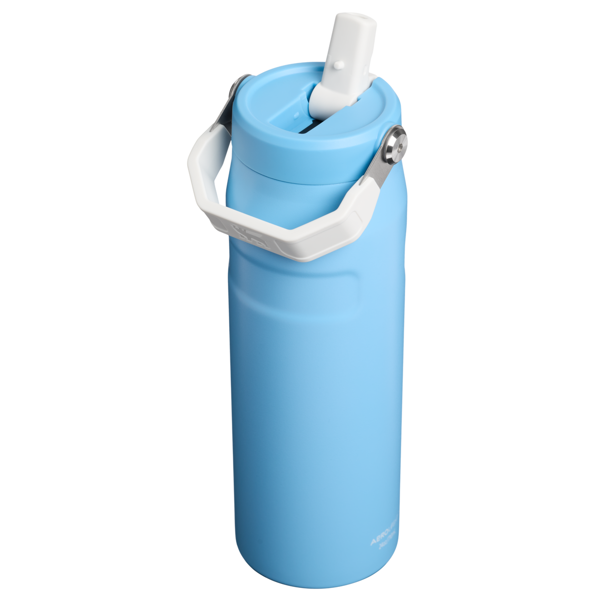 Stanley 1913 The Country Collection IceFlow™ Aerolight Flip Straw Bottle 24 OZ in Team Light Blue White | Back View