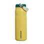 Swatch for Stanley 1913 The IceFlow™ Bottle Flip Straw 2.0 24 OZ in Daffodil Emerald | Front View
