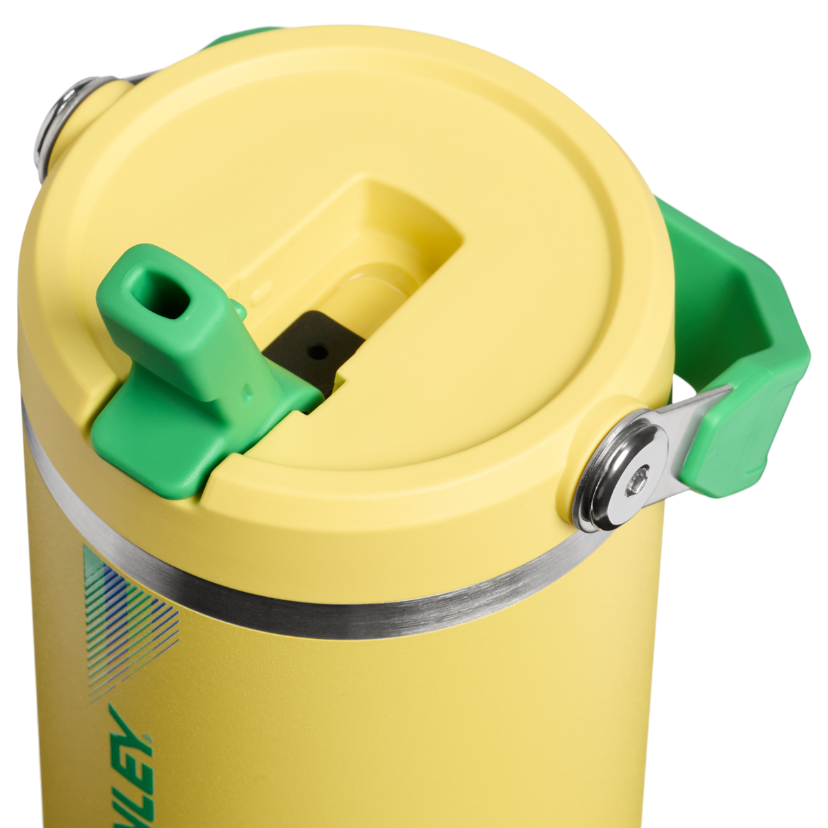 Stanley 1913 The Country Collection IceFlow™ Tumbler 30 OZ in Team Yellow Green | Lid Detailed View