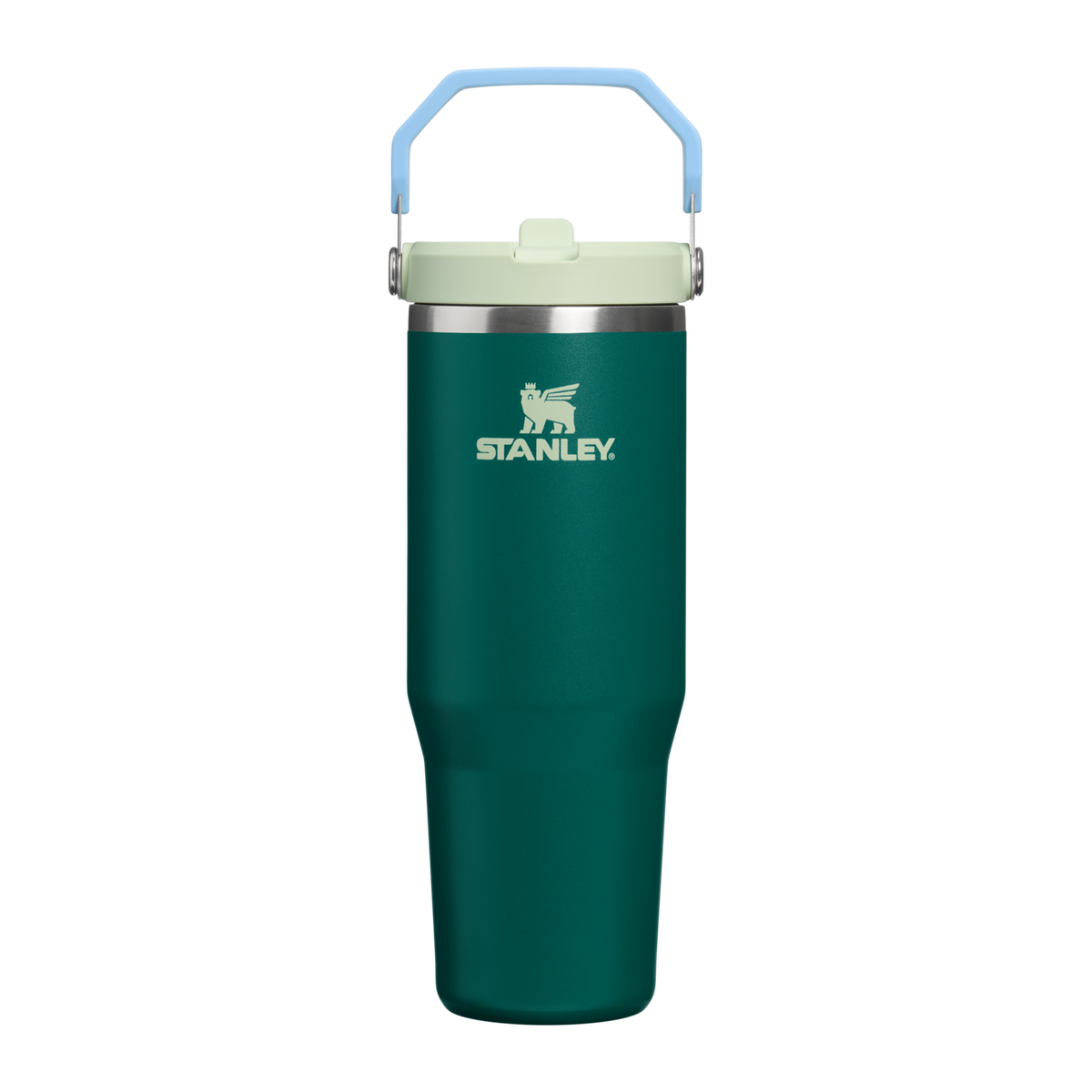 Stanley 1913 The IceFlow™ Flip Straw Tumbler 30 OZ in Emerald Honeydew | Front View