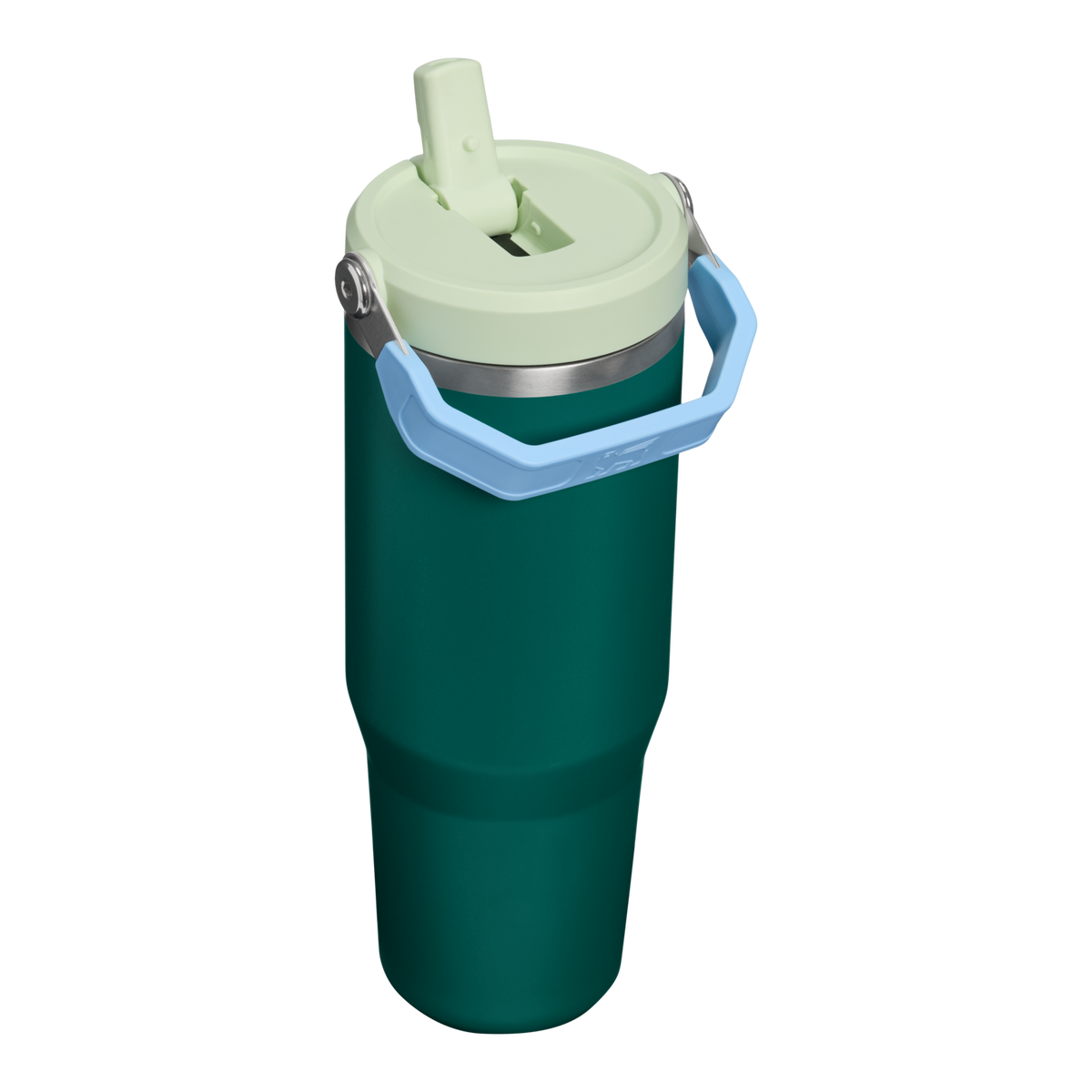 Stanley 1913 The IceFlow™ Flip Straw Tumbler 30 OZ in Emerald Honeydew | Back View