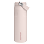 Swatch for Stanley 1913 The IceFlow™ Bottle with Flip Straw Lid 24 OZ in Rose Quartz | Front View