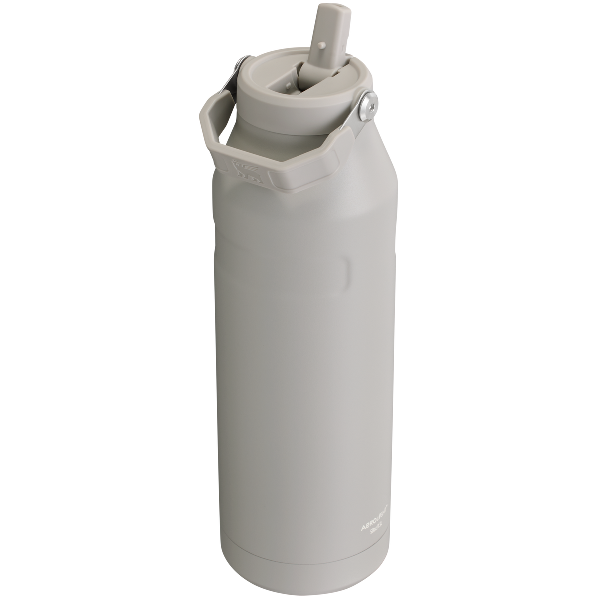 Stanley 1913 The IceFlow™ Bottle with Flip Straw Lid 50 OZ in Ash | Back View