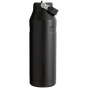 Swatch for Stanley 1913 The IceFlow™ Bottle with Flip Straw Lid 50 OZ in Black 2.0 | Front View