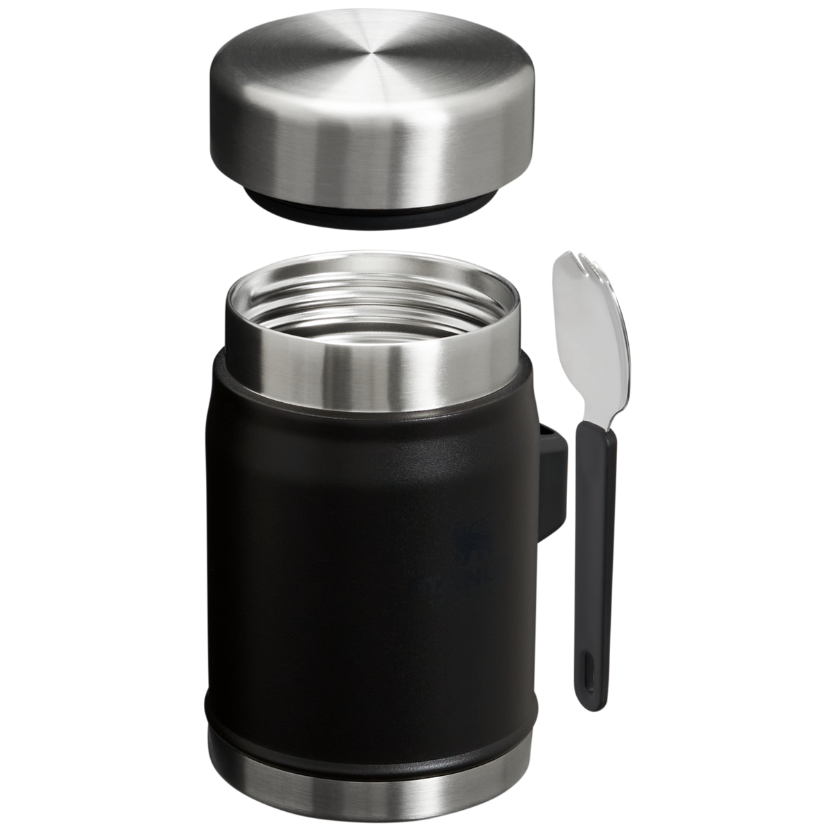 Stanley 1913 Classic Legendary Food Jar + Spork 14 OZ in Black 2.0 | Back View