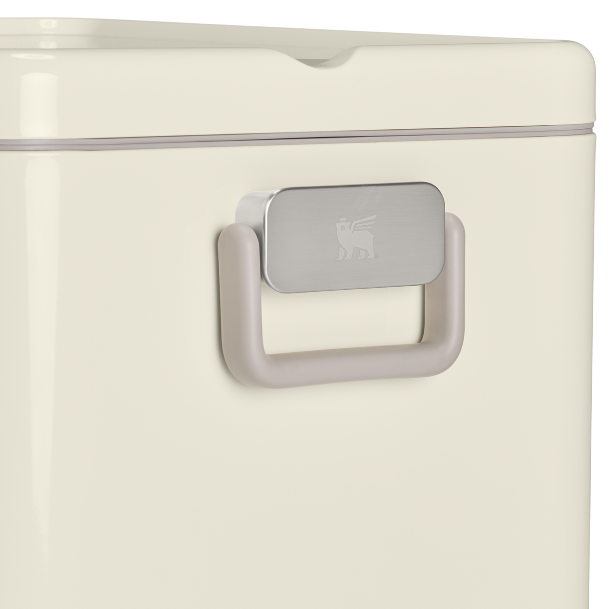 Stanley 1913 The Lifted Spirits™ Steel Cooler 55 QT in Cream Gloss | Detailed View