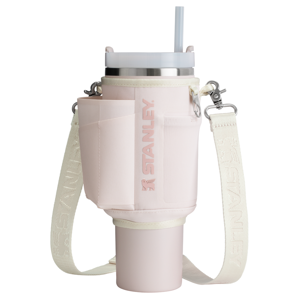 Stanley 1913 The All Day 40 OZ Quencher Carry-All in Rose Quartz | Front View