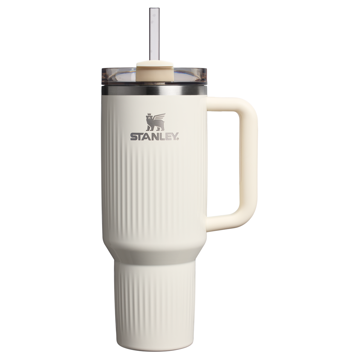 Stanley 1913 The Quencher® H2.0 Fluted Tumbler  40 OZ in Cream Gloss | Front View