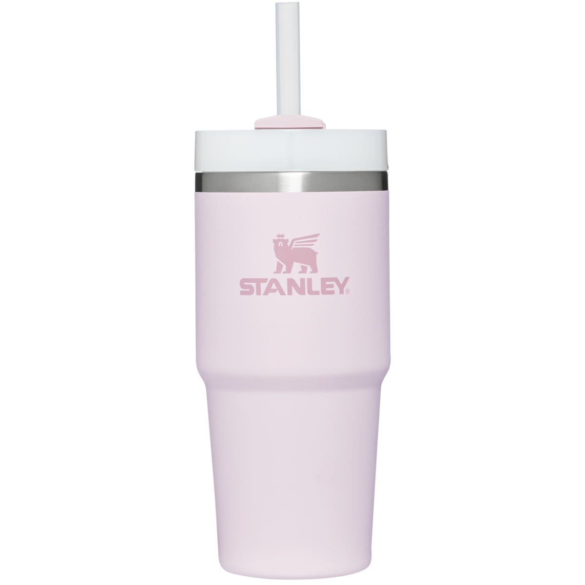 Stanley 1913 The Quencher H2.0 FlowState™ Tumbler  14 OZ in Rose Quartz 2.0 | Front View