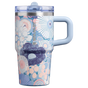 Swatch for Stanley 1913 The Quencher ProTour Flip Straw Tumbler 20 OZ in Blue Dream Wildflower | Front View